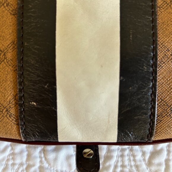 Vintage L.A.M.B. Gwen Stefani Carlisle Lipstick Convertible Clutch Leather/PVC - Picture 16 of 16